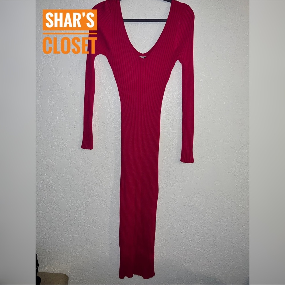 Fashion Nova | Kaplan Knit Dress | Medium | Rose Pink